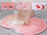 Foot Back Cleaning Pad, 2024 Upgrade Foot Scrubber Mat Slip Suction Cups Foot Scrubber, V1258-DP02-F-826