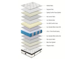 Chiro 7 Zone Latex Euro Top 35cm Pocket Spring Mattress - Queen Size V292-BED-MT-CHIRO-QUEEN