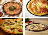 3 pieces - Pizza pans - round pizza plate - pizza baking sheet - baking sheet - round baking sheets V1188-MS101-02933-1