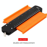 Metal Profile Contour Utensils Set With 10 Ruler Straight Edge Pencil And Screwdriver - Locking PRL-5059091060DBT