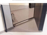 Automatic Retractable Pet Gate 110x78cm Safety Dog Fence No-Drill Mesh Isolation Rail with V888-ELOSUNG44562