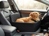 Portable Pet Car Seat Booster for Small Dogs and Cats, Elevated Design with Safety Belts and Storage V1107-CS-1782891276190GA