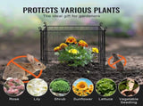 4 Pack Plant Protector from Animals, 13.4'' x 13.4'' Chicken Wire Plant Protector, Plant Cages for V952-QBWZCL12YCHSE5ZGTV0