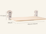 Foldable Window Thickened Plush Cat Perch - Warm Soft Plush Hammock with Strong 85mm V888-ELOSUNG39719