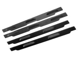 4pcs Barbecue Wind Screen Professional Portable Stainless Steel Grill Wind Guard for Camping Picnic V1294-YM0703-3111230086211
