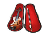 Mini Musical Instrument Violin Model Ornament - Perfect Gift for Music Lovers & Miniature V1192-AZ-W-25479