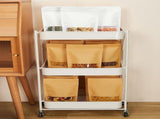 100 Pcs White Paper Bags with Window, 7.9" x 11.8" Stand Up Pouches Bags, Zipper Food Storage Bags V1258-DP02-F-783