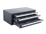 Drill Bit Cabinet, Three-Drawer Drill Bit Organizer Cabinet for 1/16" to 1/2", Steel Drill V952-ZTFPGJXZTSCT6N0G8V0