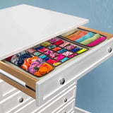 4 Pack Foldable Drawer Dividers Storage Boxes V178-87446