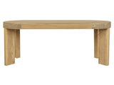 Brentwood 2 Drawer Oval Desk V199-DK002BWNIW