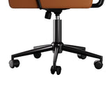 LEVEDE Ergonomic Office Chair Computer PU Brown OF1046-BR
