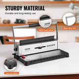 Coil Spiral Binding Machine, Manual Book Maker 34-Holes Binding 120 Sheets, Punch Binder with V952-ZDJ20XQSSD34J0H4EV0