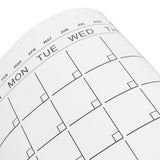 Self-Adhesive Whiteboard Calendar Decal Flexible Design 2Pcs V1369-AZ3-W-22888