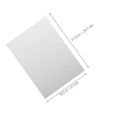 20Pcs White Frosted Plastic Sheets Flame Retardant for Art Projects Picture Frame and Display V1370-AZ4-10976