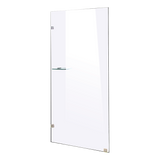 700 x 2100mm Frameless 10mm Safety Glass Shower Screen V63-828871