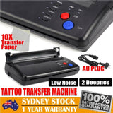 ABS Tattoo Transfer Copier Printer Machine Thermal Stencil Paper Body Art Maker V201-BBZ0616BL8AU