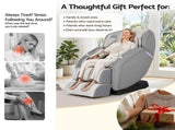 Livemor 4D Massage Chair Recliner - Full Body SL-Track Zero Gravity with AI Body Scan, Deep Tissue MASCHR-4D-1AIR-GRBG