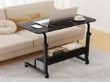 Artiss Laptop Desk Portable Sit Stand Desks Height Adjustable Workstation 80CM LA-DESK-C-80-T-BK