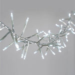 1 Set of 20 LED Plain Artic White Bulb Battery Powered String Lights Christmas Gift Home Wedding V382-PLAINWHBATTLEAD