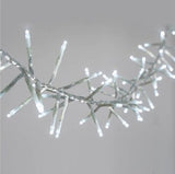 1 Set of 20 LED Plain Artic White Bulb Battery Powered String Lights Christmas Gift Home Wedding V382-PLAINWHBATTLEAD