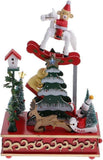 Christams Music Xmas Tree Santa Claus babies Wind Up Toys Ornaments Decoration - Trojans Music V1263-JX-1747