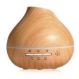 Wood Grain Aroma Humidifier, Energy-Saving Fragrance Spray, Seven-Color Ambient Light, Smart Timer, V1232-JSQ-XBYS-001