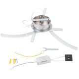 LED Ceiling Light Nordic Modern WavyStrip Design Lamp Living Room Bedroom White Light AC85265V V1294-YM0901-3119210049011