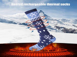 Heated Socks Rechargeable 5000mAh APP Remote Control Washable Winter V1308-DSZKI-411