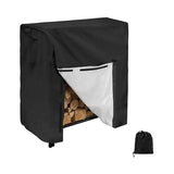 Firewood Rack with Waterproof 420D Oxford Cover Large Outdoor Log Holder, 222 x 64 x 2in V1237-ZY-522-0021