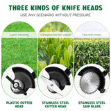 3in1 Cordless Grass Trimmer Grass Lawn Brush Cutter Whipper Snipper with 1 Battery V201-CUT0005BL8AU