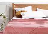 Accessorize Clay Super Soft Blanket Queen/King V442-HIN-BLANKET-SUPERSOFT-CLAY-QS