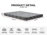 Giselle 25cm Double Memory Foam Mattress Gel Infused Foam Removable Cover FOAM-D-MFM-ECLIPSE-H025-D