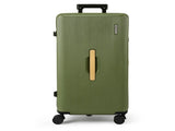 Wanderlite 28" Modern Vertical Trunk Luggage Suitcase Travel 5 Wheels Type-C TSA Olive Green LUG-ABS-TRUK02-28-GNBR