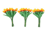 30pcs Artificial Tulips Flowers Innovative Simulation Hand Crafted PU Fake Tulips for Home Wedding V1294-YM0706-3115230083611
