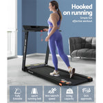 Everfit Treadmill Electric Home Gym Fitness Exercise Fully Foldable 450mm Black TMILL-CHI-450-M610-BK