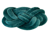 Knot Ball Ring Shape Cushions,17.7" Super Soft Knot Ball Green Spandex Throw V1366-AZ2-W-06078