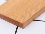 Ortofally 4pcs Rectangule Wooden Board Thicken Blank Unfinished Wood Cutout Smooth Cutting Plaque V1189-LWWAL-20260327-03306