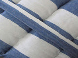 Rans Blue Alfresco Cotton Outdoor Indoor Lounge Mat 62 x 194 cm V442-RAN-CUSHION-ALFRESCOLOUNGEMAT-BLUE-RE