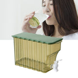 Cold Water Kettle with Faucet PP Sealed Preservation Refrigerator Cold Kettle For Fruit Flower V1294-YM0703-3118230127011