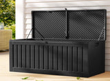 Gardeon Outdoor Storage Box 270L Container Lockable Garden Bench Tool Shed Black OSB-S270-ABK