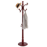 VEVOR Freestanding Coat Rack Wooden Coat Tree with Stable Large Base & 11 Hooks V952-YMJWGSSMMCP06LWN1001V0