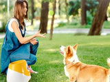Dog Ball Launcher Thrower Automatic Tennis Fetch Throwing Machine with 3 Balls -Orange V1263-JX-6251-1