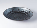 Serving Bowl Flat Base 28cm Black Pearl Glaze V637-C5169