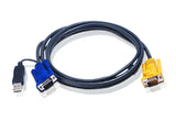 Aten KVM Cable 1.8m with 3 in 1 SPHD to VGA & USB V1202-V2-KVA-2L-5202UP