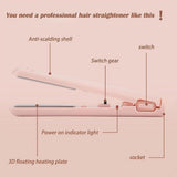 Curling Iron, Mini 2-in-3 CurlingIron for Hair, Portable USB for Travel Home V1366-AZ2-W-11396