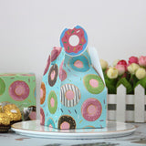 60PCS Creative Converting Donut Party Favor Boxes Party Supplies, Multicolor -Candy Goodies V1366-AZ2-W-03204