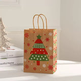 Christmas Gift Bags 30-Piece Set Festive Designs Holiday Gifting Christmas - Red - Size 15-8-21 V1347-130-50002-RED-15-8-21