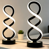 White Infinity-Shaped Night Light 2-Pack Night Light Ambient Lighting Modern Home V1347-124-WHI-46792