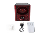 Solar Outdoor Motion Sensor Alarm with Remote Control 3 Mode Sound and Light Alarm and Recording V1294-YM0901-HS7017
