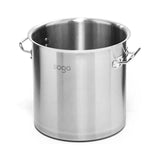 SOGA Dual Burners Cooktop Stove, 14L and 17L Stainless Steel Stockpot Top Grade Stock Pot ECOOKTDBL-STOCKPOT28CM-STOCKPOT14L